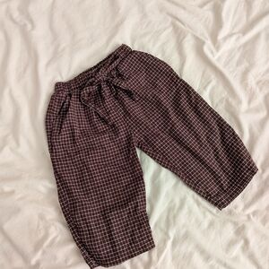Never/Not (Boutique) Brown Checkered Pants (2T)